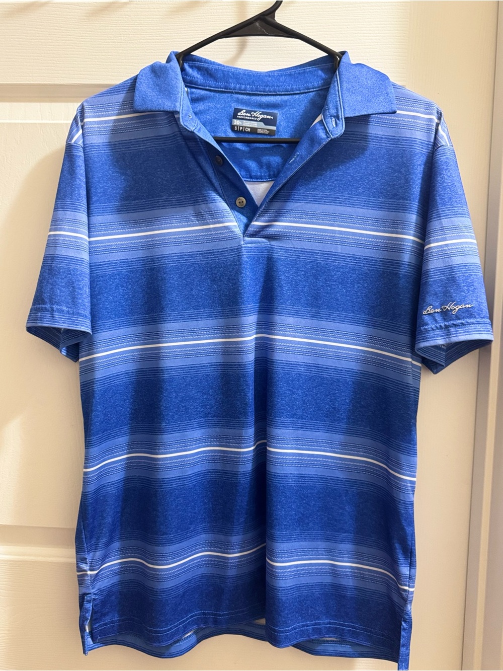 Hogan Men’s Blue Striped Polo Shirt